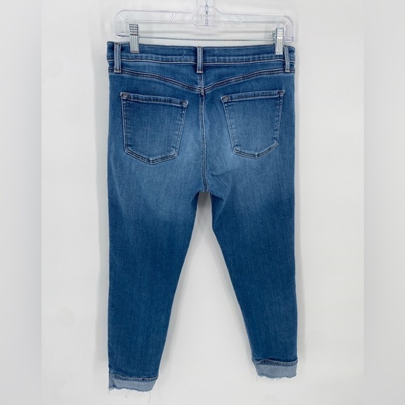 J.Brand mid-rise cropped skinny capri jeans in hewes - Picture 3 of 7